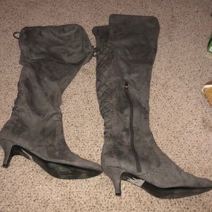 Suede Over the Knee Boots